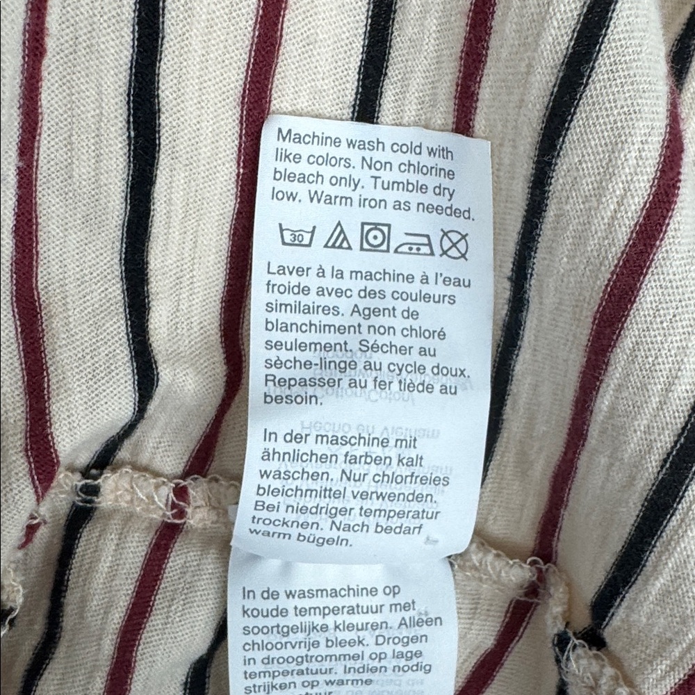 Madewell Striped Pocket Tee, Sz XL - Picture 9 of 9